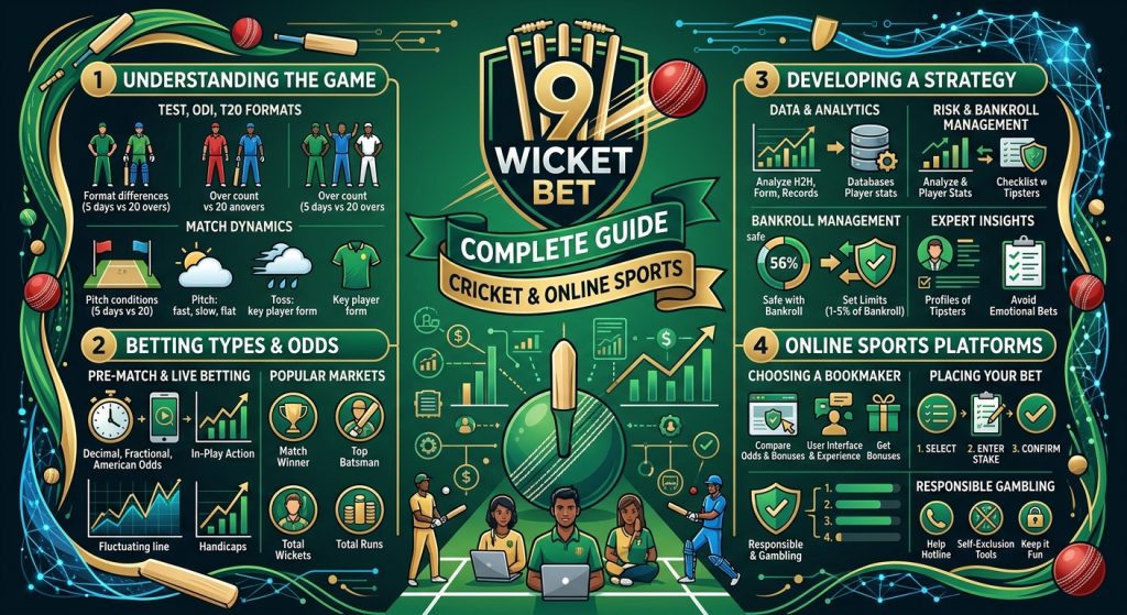 9 Wicket Bet: A Complete Guide to Cricket Betting and Online Sports