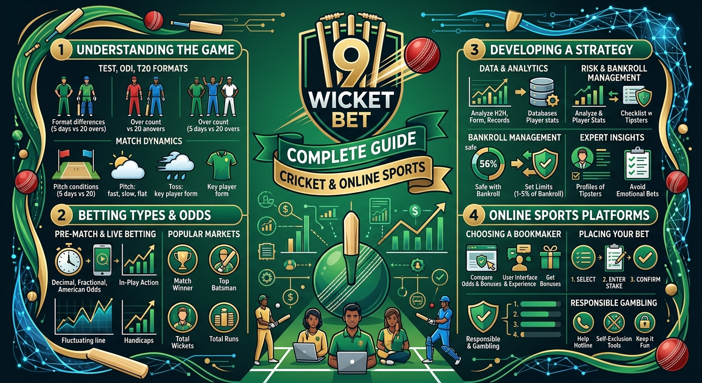 9 Wicket Bet: A Complete Guide to Cricket Betting and Online Sports