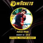 Adnan Khan – 9Wickets Agent