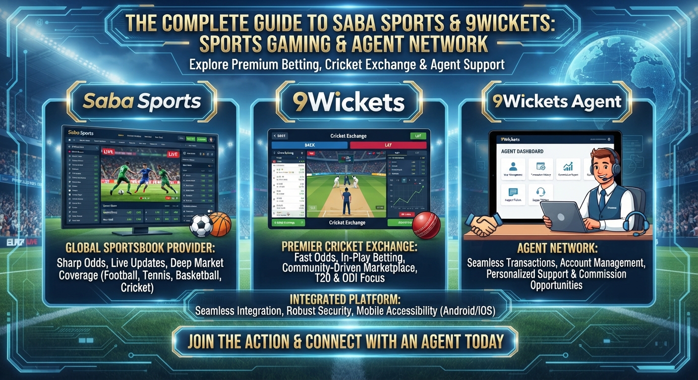 Saba Sports, 9Wickets, and the Agent Network: A Comprehensive Guide