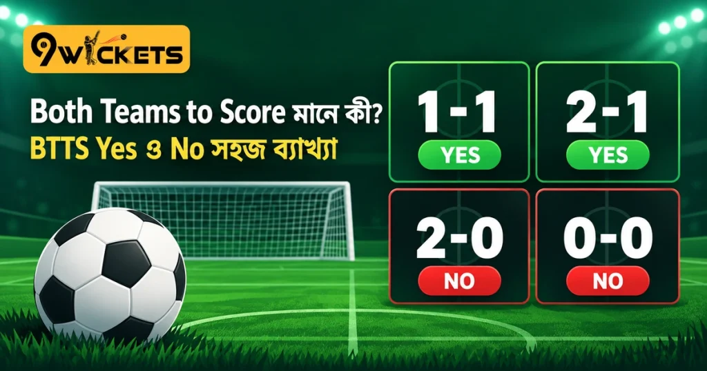 Both Teams to Score মানে কী: BTTS-এর পুরো ব্যাখ্যা উদাহরণসহ